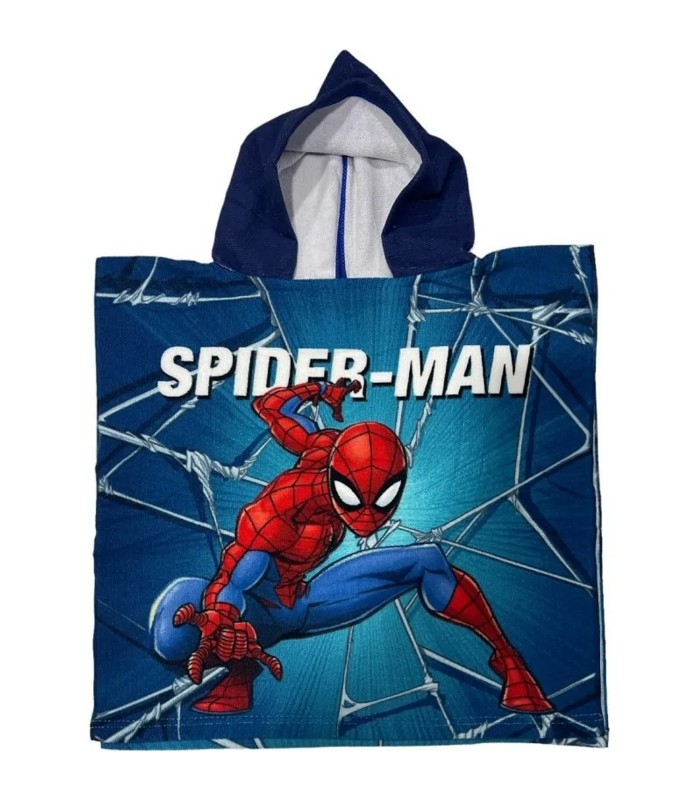 Lasten pyyhe-poncho Spiderman 9012 01 (1)