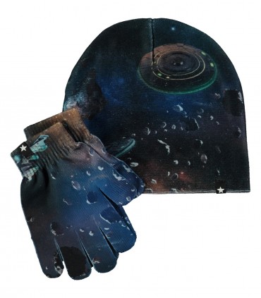 Molo vaikiška kepurė + pirštinės Kaya UFO 7W23S903*3367