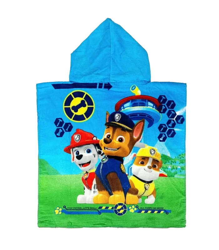 Javoli vaikiškas rankšluostis-pončas Paw Patrol PAW-P015*01 (2)