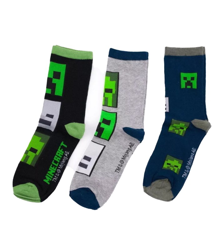 Javoli Kindersocken Minecraft, 3 Paar C54964 01 (1)