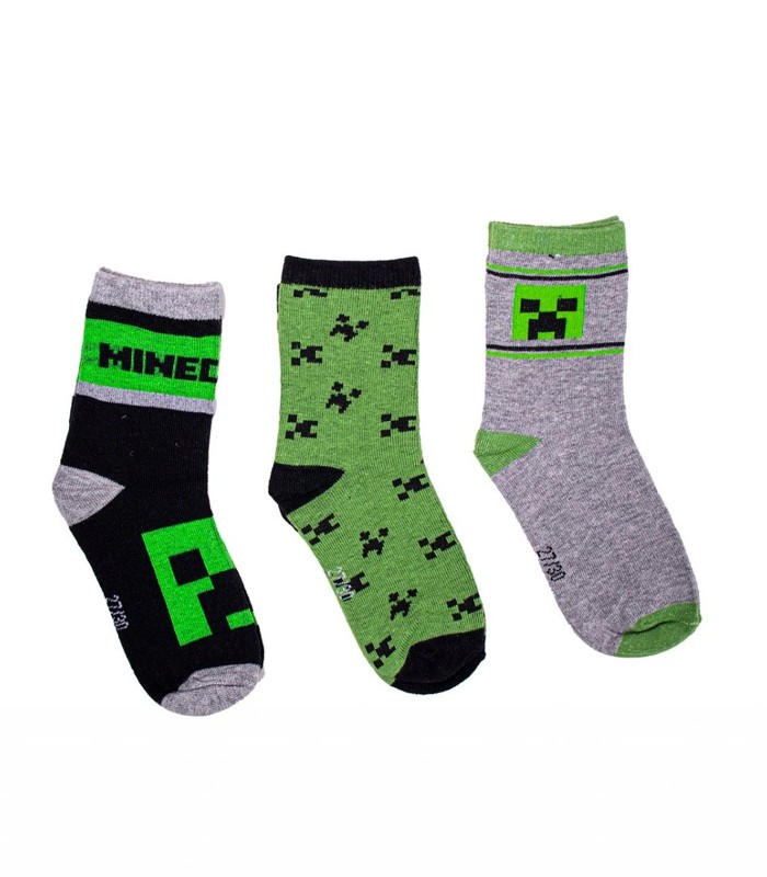 Minecraft Kindersocken, 3 Paar FKC54963 02 (1)