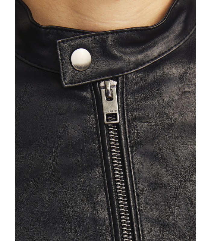 Jack & Jones Rebel vyriška dirbtinės odos striukė 12264054*01 (3)