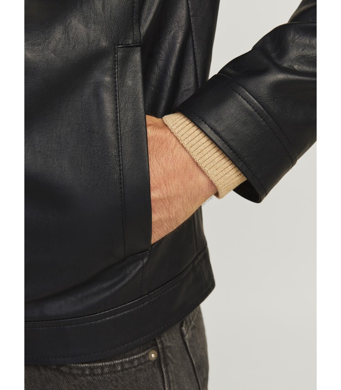Jack & Jones Rebel vyriška dirbtinės odos striukė 12264054*01 (4)