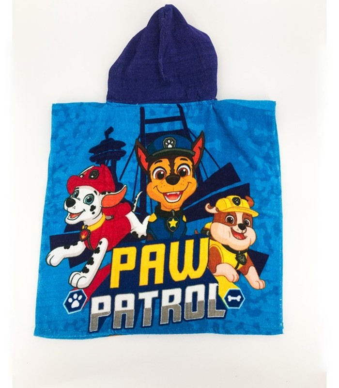 Laste pontšo-rätik "Paw Patrol" 24-2017 01 (1)