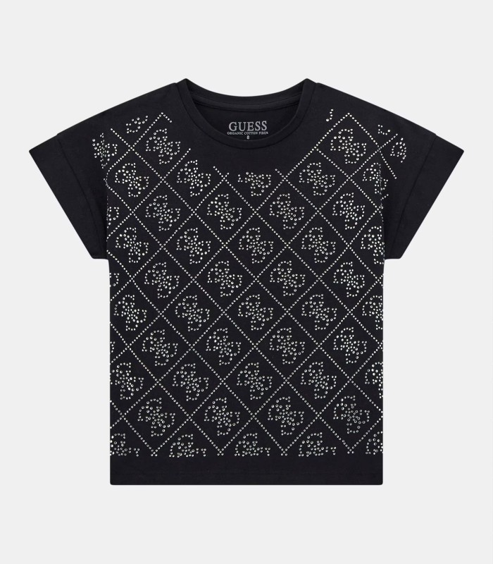 Guess marškinėliai mergaitėms J5YI37*JBLK