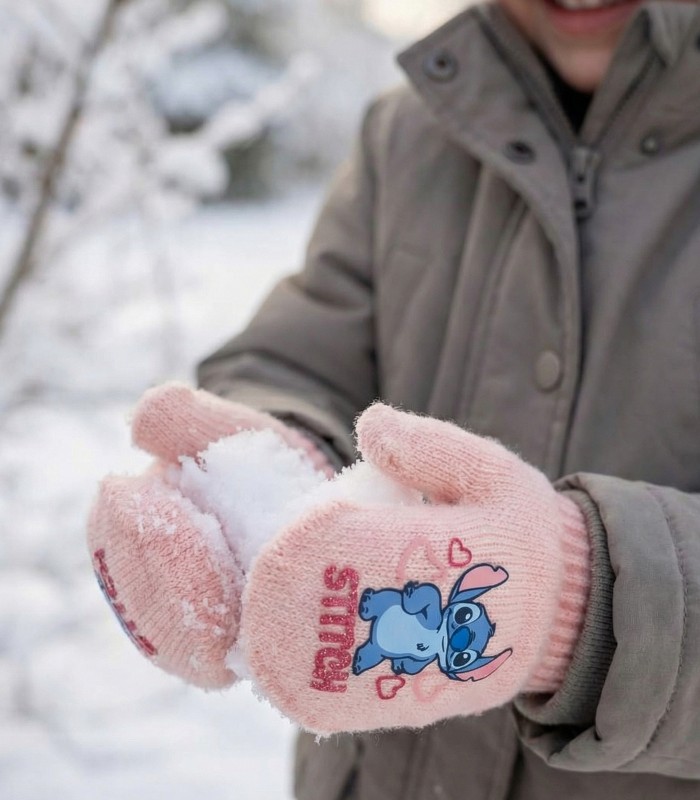 Disney варежки для девочек Stitch HY45022 01