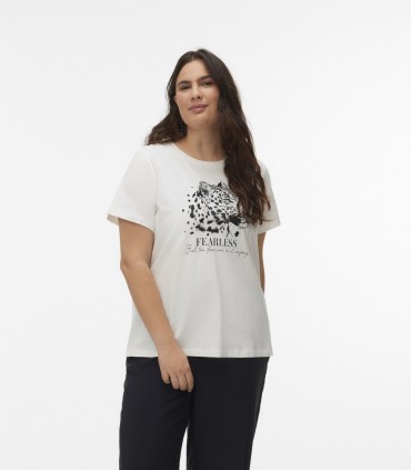 Vero Moda Curve sieviešu T-krekls 10341827*01 (5)