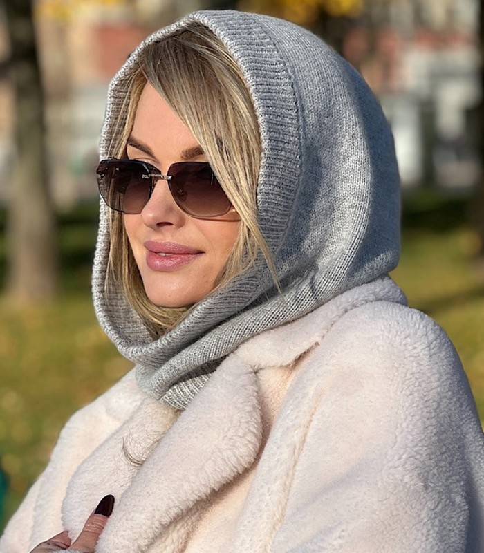 Caskona sieviešu kapuce/šalle SILKY*02 (3)