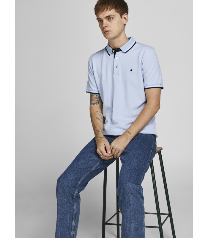 JACK & JONES vyriški polo marškinėliai 12136668*04 (5)