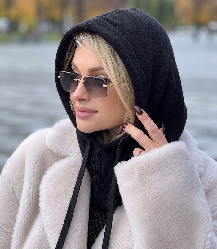 Caskona moteriškas gobtuvas/šalikas HOOD FROST*02 (1)