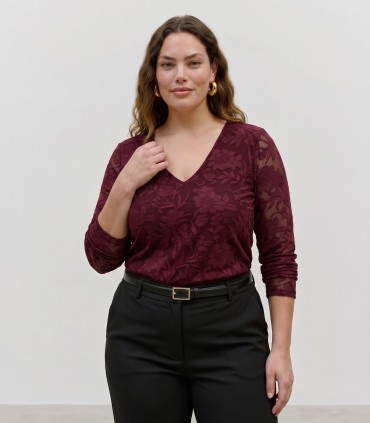 VERO MODA CURVE Naiste Pluus 10352123*01 (2)